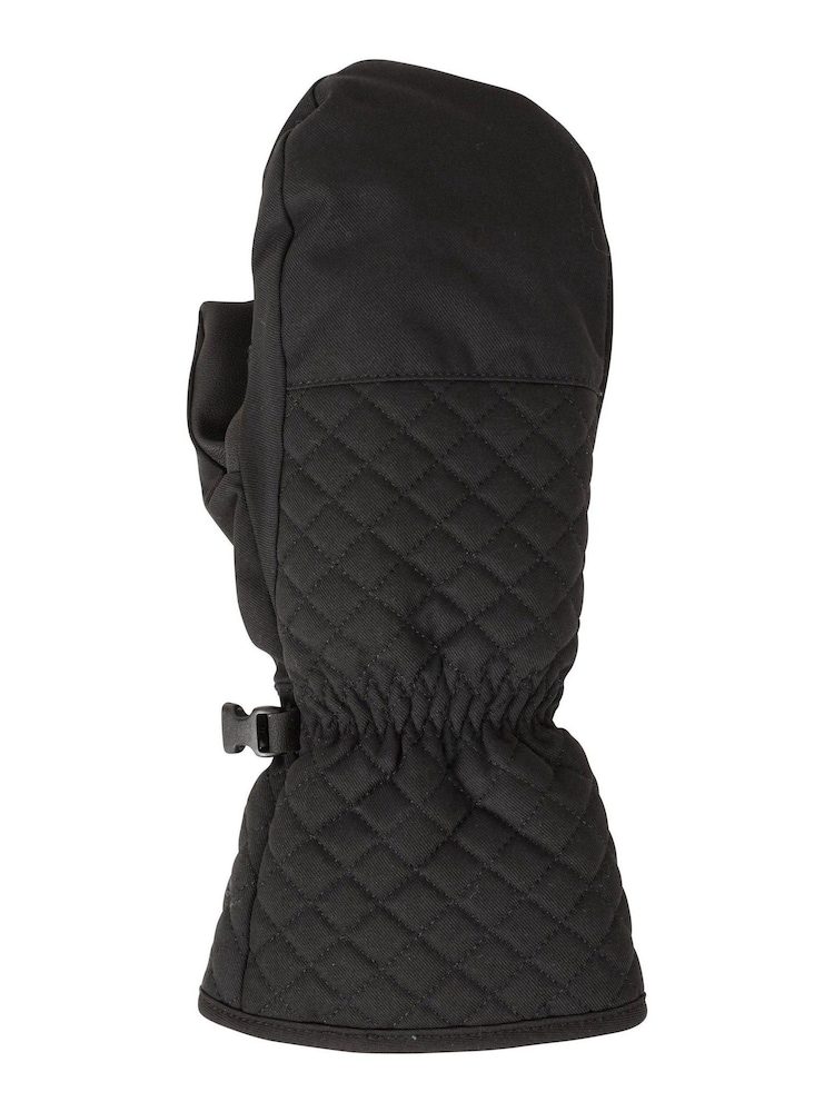 Mountain Warehouse Black Arctic Mist Womens Waterproof Ski Mittens - Image 2 of 5