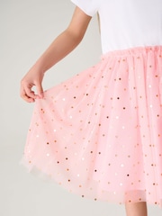 Baker by Ted Baker Glitter Mesh Mockable Dress - Image 5 of 9