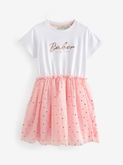 Baker by Ted Baker Glitter Mesh Mockable Dress - Image 6 of 9