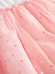 Baker by Ted Baker Glitter Mesh Mockable Dress - Image 9 of 9