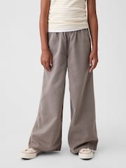 Gap Brown Easy Wide-Leg Utility Trousers (4-13yrs) - Image 1 of 5