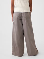Gap Brown Easy Wide-Leg Utility Trousers (4-13yrs) - Image 2 of 5