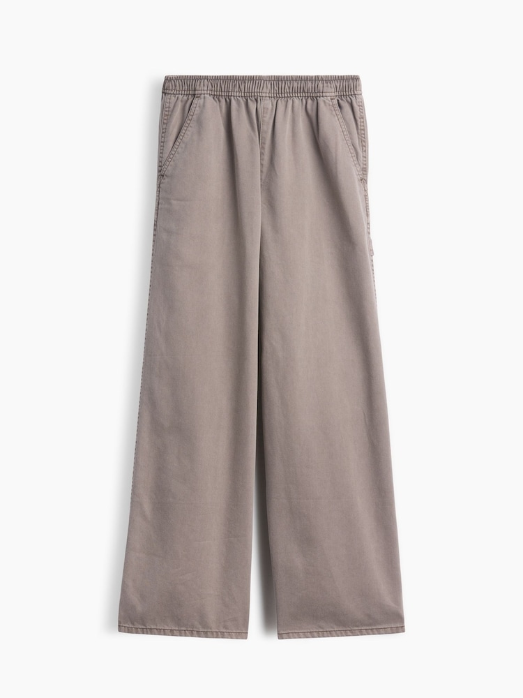 Gap Brown Easy Wide-Leg Utility Trousers (4-13yrs) - Image 5 of 5