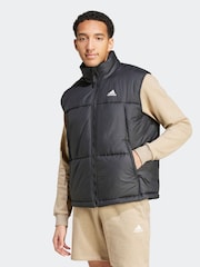 adidas Terrex Black 3-Stripes Puffy Gilet - Image 1 of 7