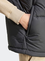 adidas Terrex Black 3-Stripes Puffy Gilet - Image 6 of 7