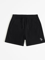 Abercrombie & Fitch Jersey Joggers Black Shorts - Image 1 of 1