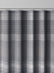 Grey Cosy Check Made To Measure Curtains - Image 7 of 8