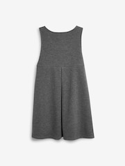Grey Jersey Stretch Bow School Pinafore (3-14yrs) - Image 6 of 7