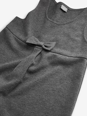 Grey Jersey Stretch Bow School Pinafore (3-14yrs) - Image 7 of 7
