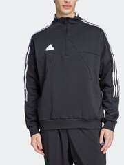 adidas Black Tiro Sweat Top - Image 1 of 6