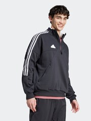 adidas Black Tiro Sweat Top - Image 2 of 6