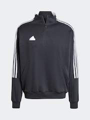 adidas Black Tiro Sweat Top - Image 6 of 6
