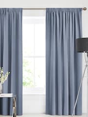 Danube Blue Soho Made To Measure Curtains - Image 1 of 8