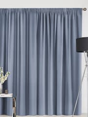 Danube Blue Soho Made To Measure Curtains - Image 2 of 8
