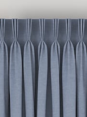 Danube Blue Soho Made To Measure Curtains - Image 5 of 8