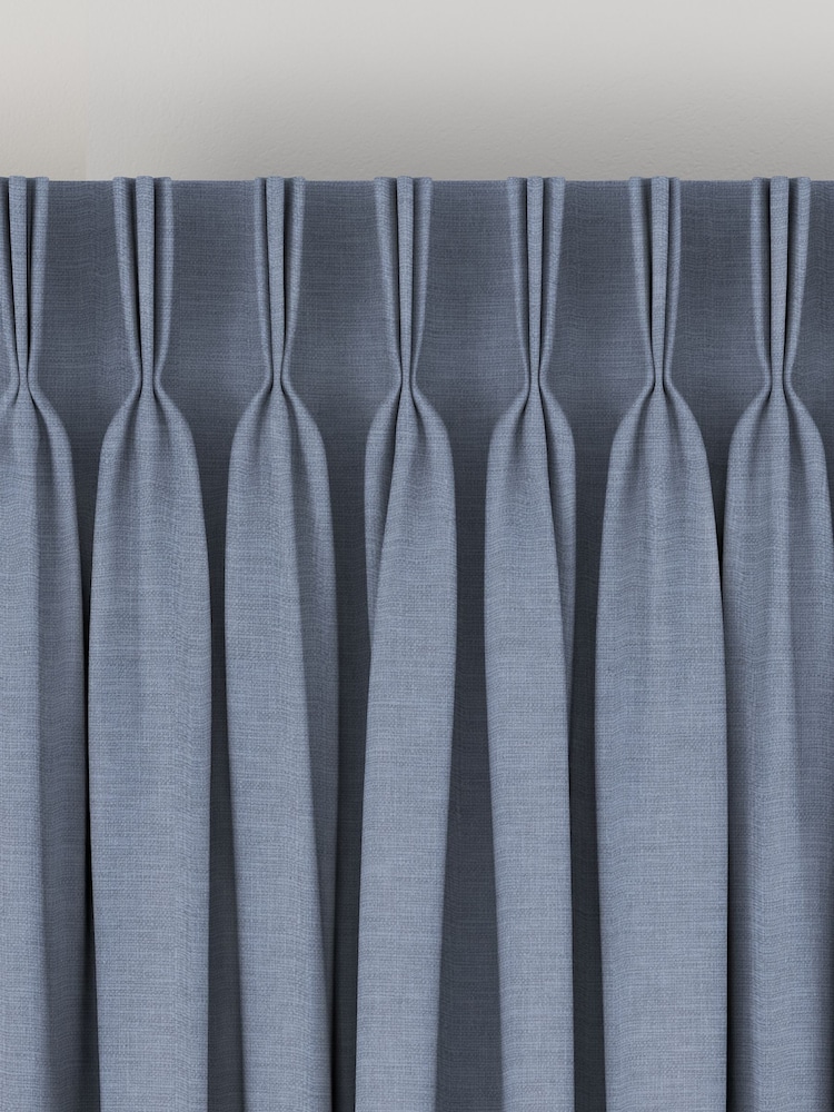 Danube Blue Soho Made To Measure Curtains - Image 5 of 8