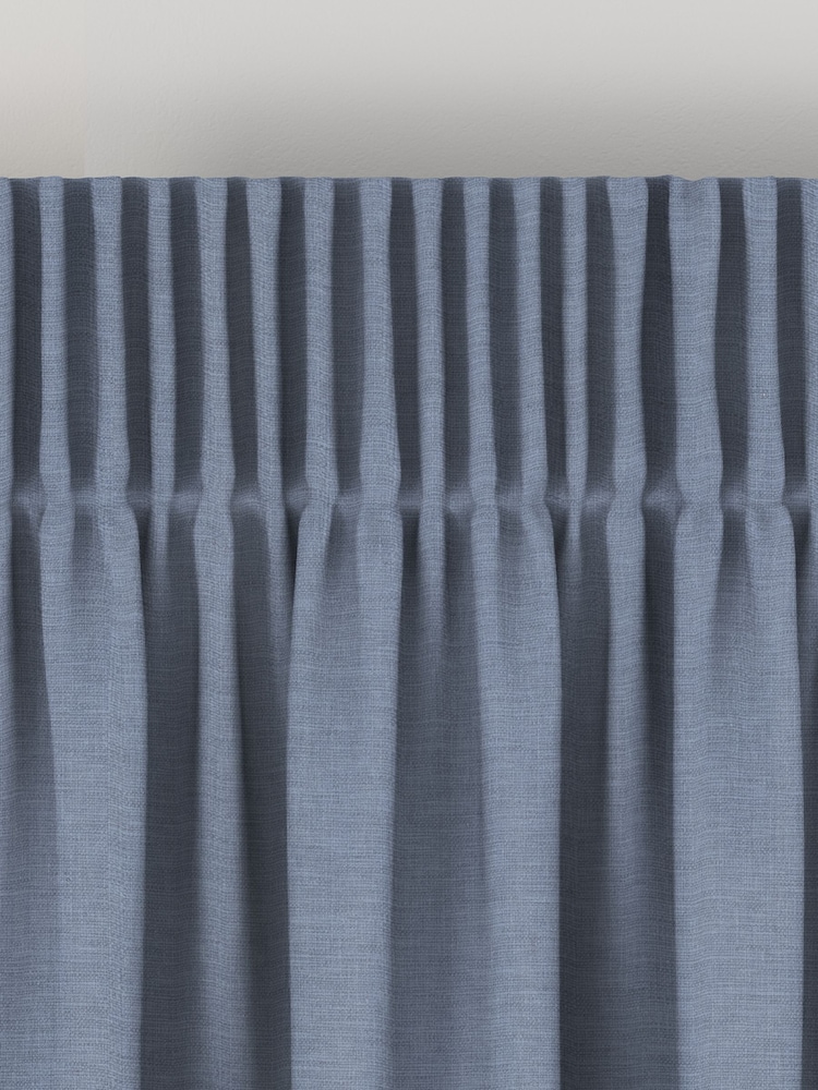 Danube Blue Soho Made To Measure Curtains - Image 6 of 8