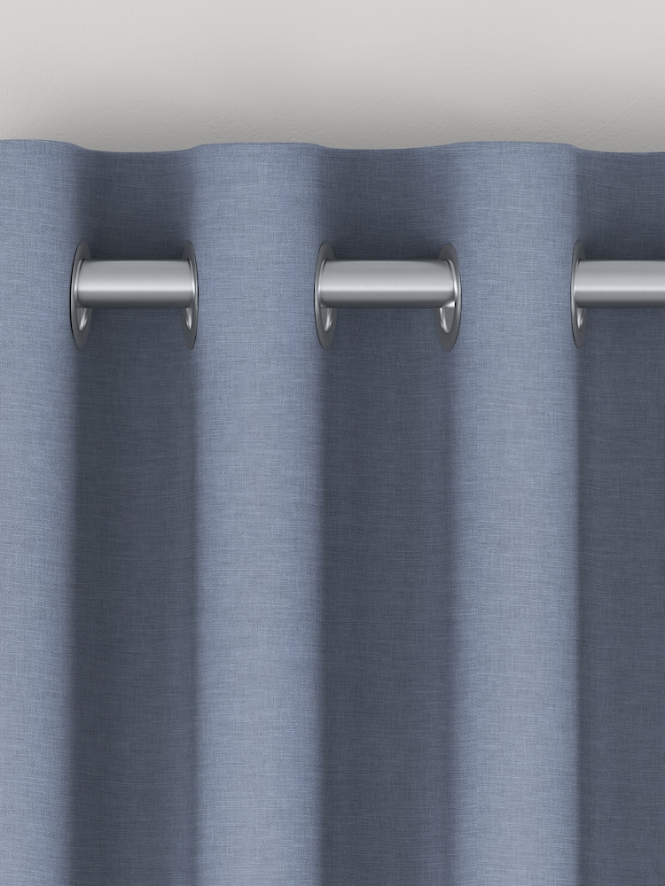 Danube Blue Soho Made To Measure Curtains - Image 7 of 8