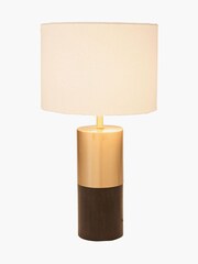 Pacific Gold Etosha Wood And Metal Table Lamp - Image 6 of 6