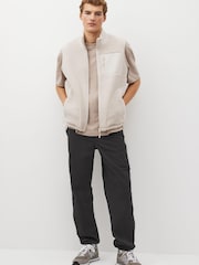 Charcoal Grey Parachute Trousers - Image 1 of 11