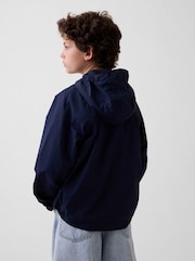 Gap Navy Relaxed Windbreaker (4-13yrs) - Image 2 of 5