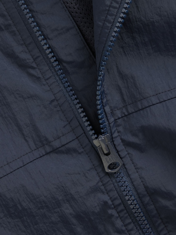 Gap Navy Relaxed Windbreaker (4-13yrs) - Image 5 of 5 Gap Navy Relaxed Windbreaker (4-13yrs) - Image 5 of 5