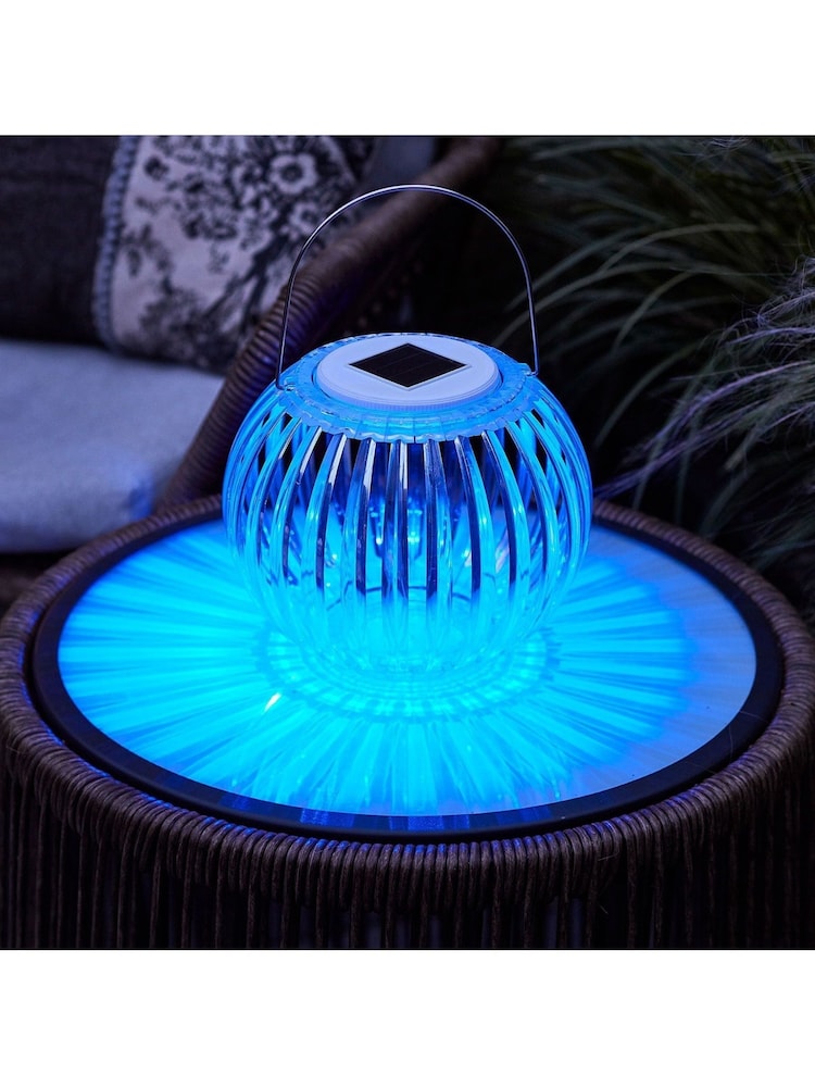 Lights4fun Colour Changing Solar Hanging Lantern - Image 2 of 8