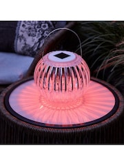 Lights4fun Colour Changing Solar Hanging Lantern - Image 6 of 8