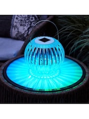 Lights4fun Colour Changing Solar Hanging Lantern - Image 7 of 8