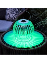 Lights4fun Colour Changing Solar Hanging Lantern - Image 8 of 8