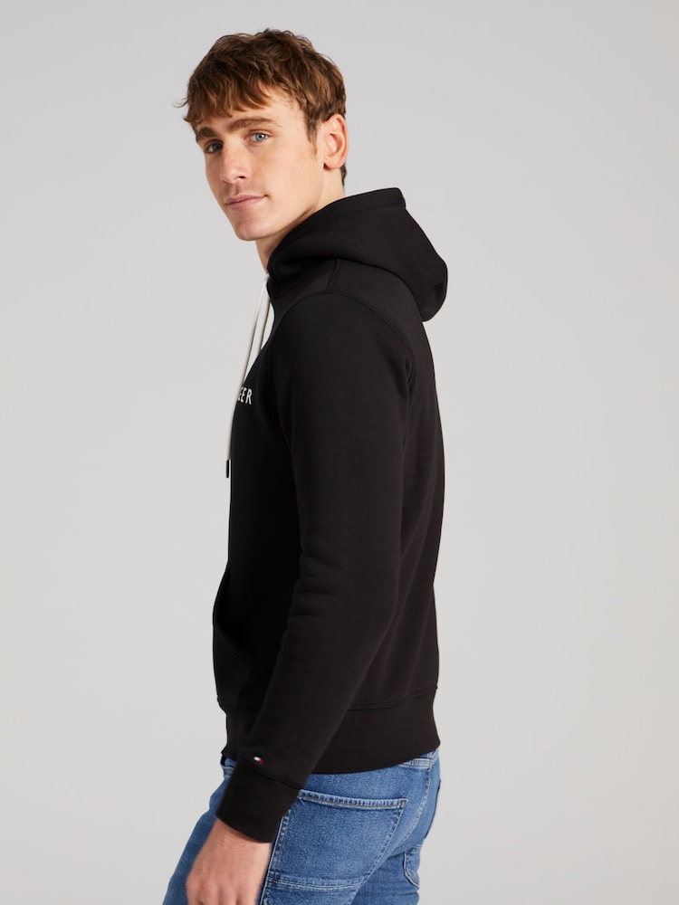 Tommy Hilfiger Black Core Logo Hoodie - Image 3 of 3