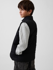 Negro - Chaqueta acolchada holgada de Gap (4-13 años) - Imagen 2 de 5