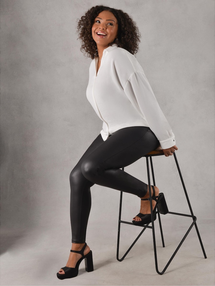 Live Unlimited Curve Leggings aus Lederimitat - Bild 2 von 4