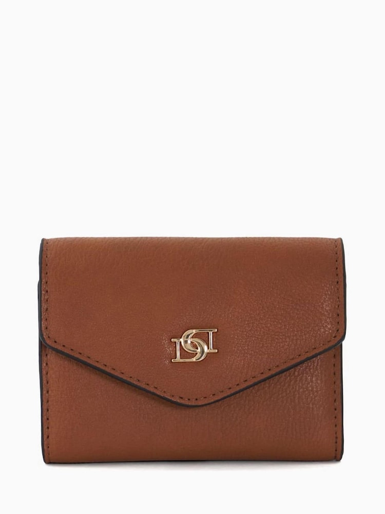 Dune London Brown Kamaris Branded Dual Cardholder - Image 1 of 4