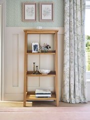 Laura Ashley Oak Milton Low Ladder Storage Unit - Image 1 of 5