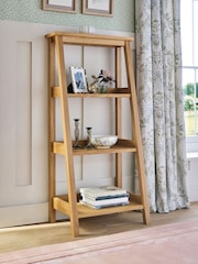 Laura Ashley Oak Milton Low Ladder Storage Unit - Image 2 of 5