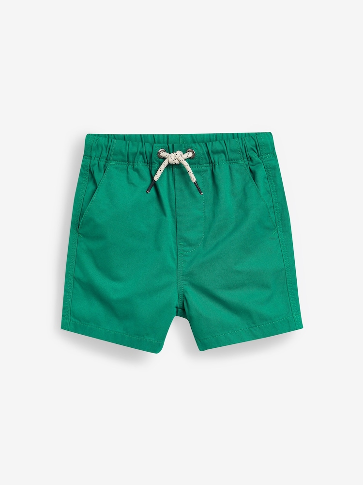 Red/Cobalt/Green Pull On Shorts 3 Pack (3mths-7yrs) - Image 2 of 6