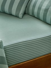 Furn Peppermint The Ultimate Stripe Reversible Fitted Sheet - Image 2 of 2