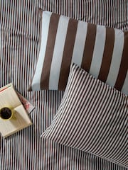Furn Blueberry Muffin The Ultimate Stripe Reversible Pillowcase Pair - Image 1 of 1