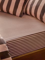 Furn Berry Brownie The Ultimate Stripe Reversible Fitted Sheet - Image 2 of 2
