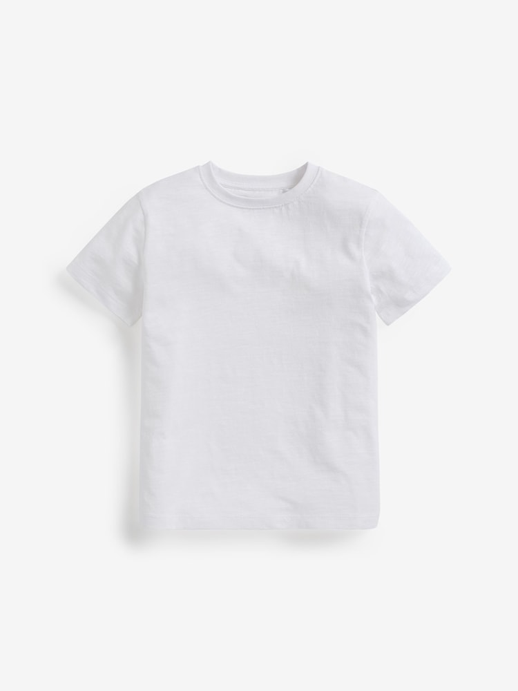 Rouge/blanc/bleu marine - Lot de 4 t-shirts à manches courtes (3-16 ans) - Image 6 of 7