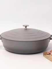 Masterclass Grey 4L Shallow Casserole Dish - Image 1 of 3