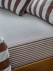 Furn Blueberry Muffin The Ultimate Stripe Reversible Fitted Sheet - Image 2 of 2