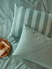 Furn Peppermint The Ultimate Stripe Reversible Pillowcase Pair - Image 1 of 1