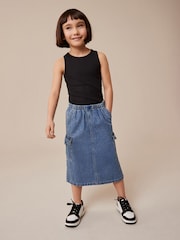 Black Rib Vest (3-16yrs) - Image 2 of 7