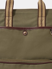 Accessorize Green Multi-Pocket Canvas Backpack - Image 2 of 3