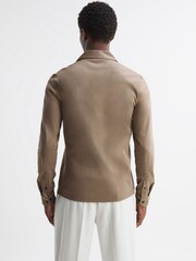 Reiss Fawn Spence Mercerised Cotton Long Sleeve Shirt - Image 4 of 4