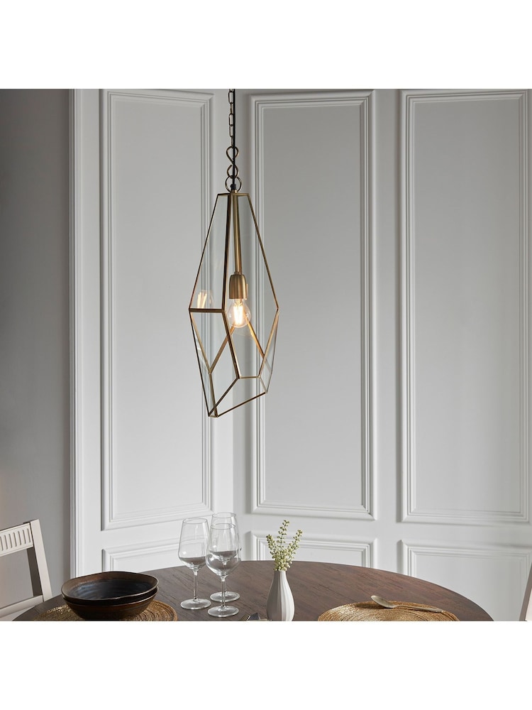 Gallery Home Brass Morla Ceiling Light Pendant - Image 1 of 7