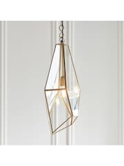 Gallery Home Brass Morla Ceiling Light Pendant - Image 3 of 7