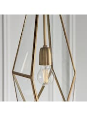 Gallery Home Brass Morla Ceiling Light Pendant - Image 5 of 7